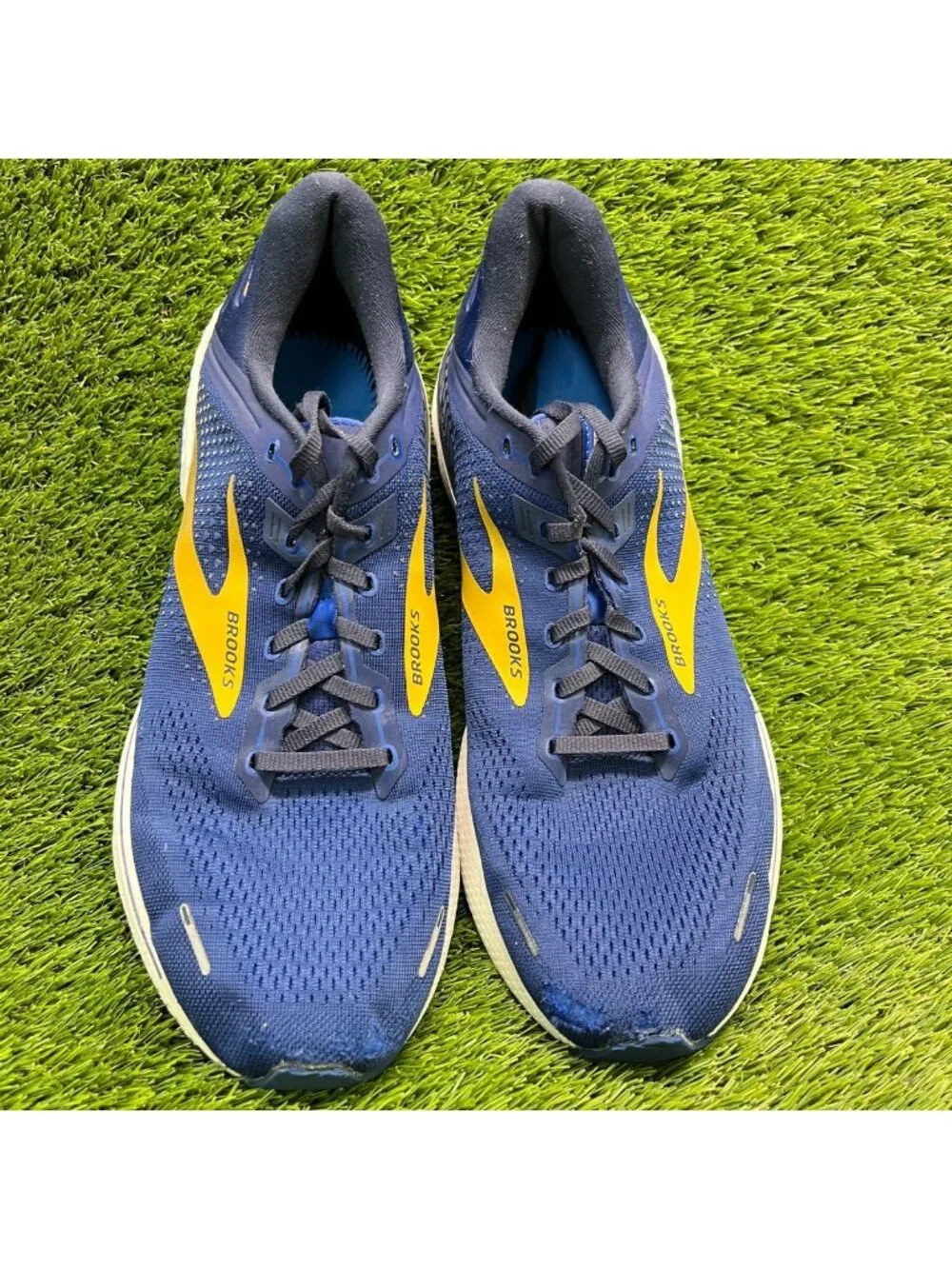 Brooks Adrenaline GTS 22 Mens Size 12.5 Blue Athletic Running Shoes Sneakers